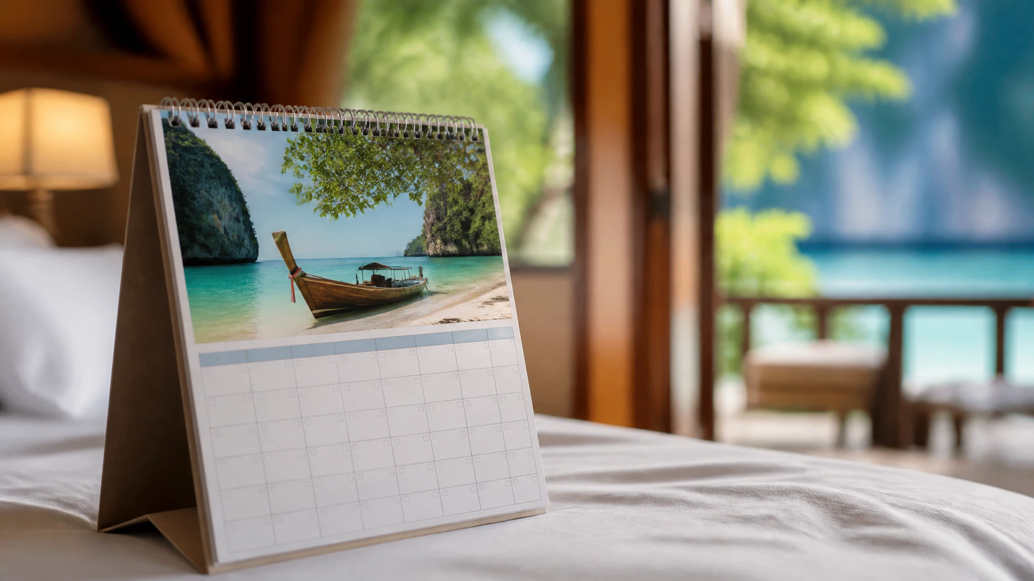 Honeymoon calendar in thailand