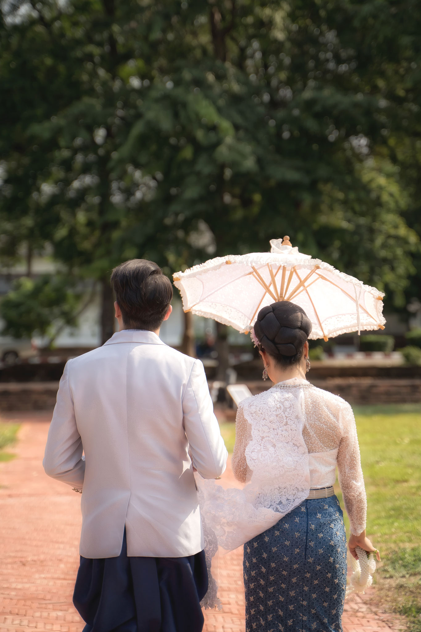 ถ่ายพรีเวดดิ้งพรีเวดดิ้ง คุณขวัญ & คุณโป๊ด — พระราชวังจันทน์ 3