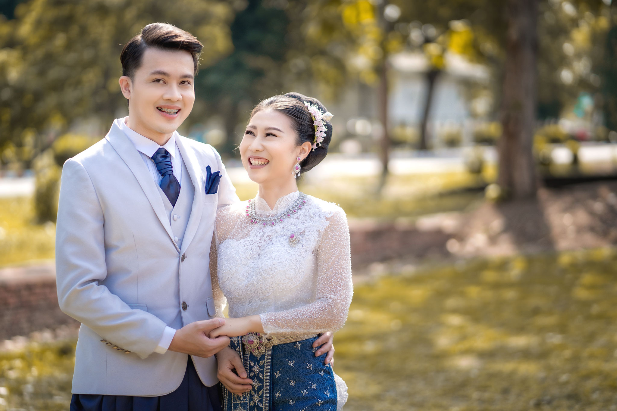 ถ่ายพรีเวดดิ้งพรีเวดดิ้ง คุณขวัญ & คุณโป๊ด — พระราชวังจันทน์ 4