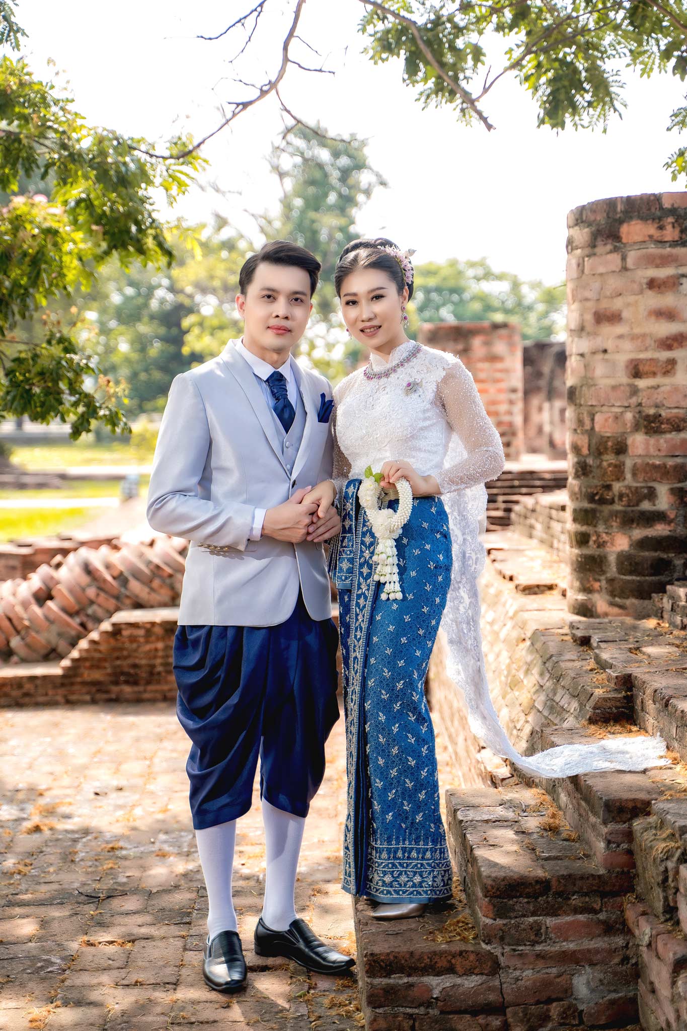 ถ่ายพรีเวดดิ้งพรีเวดดิ้ง คุณขวัญ & คุณโป๊ด — พระราชวังจันทน์ 5